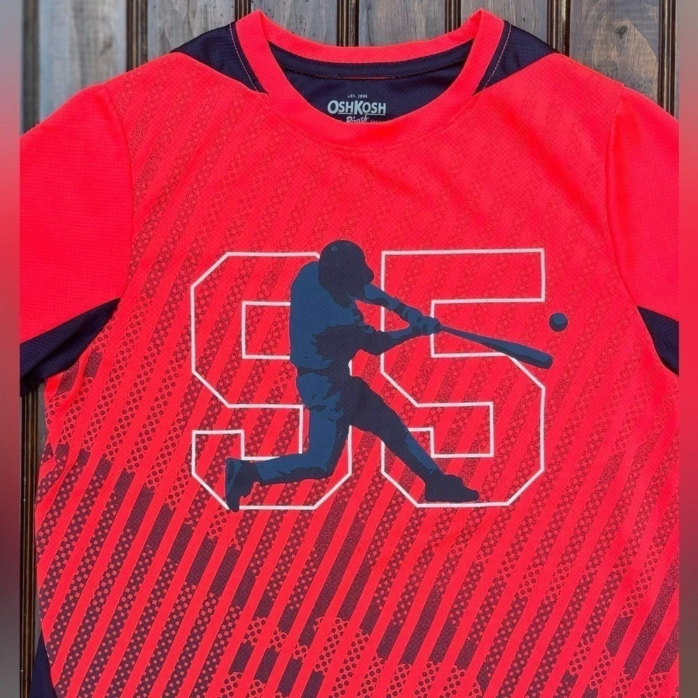 Boys Oshkosh dry-fit tee.